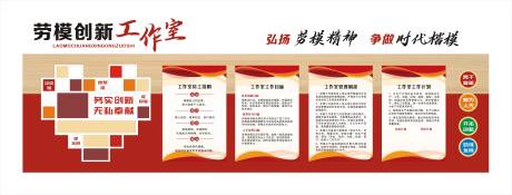 劳模创新工作室文化墙
