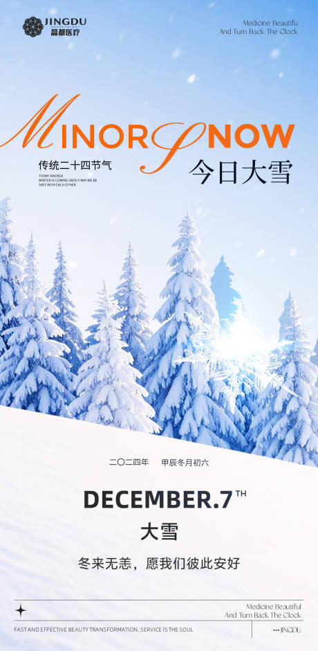 源文件下载【大雪二十四节气海报】编号：12890027369599430