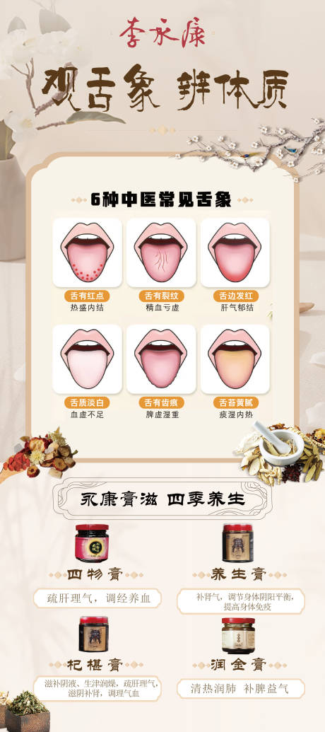 源文件下载【中式舌相海报】编号：59800027440954379