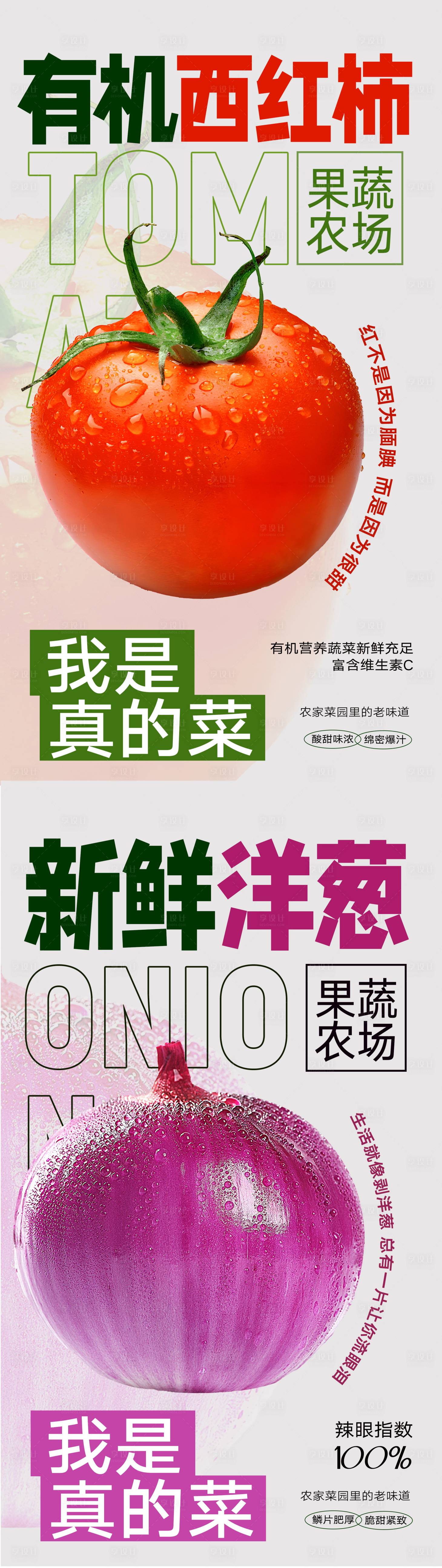 源文件下载【蔬菜水果宣传海报】编号：43680027359151397