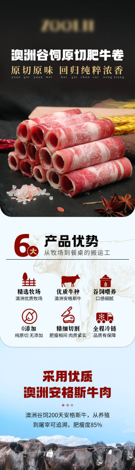 源文件下载【牛肉卷详情页】编号：58730027365859483