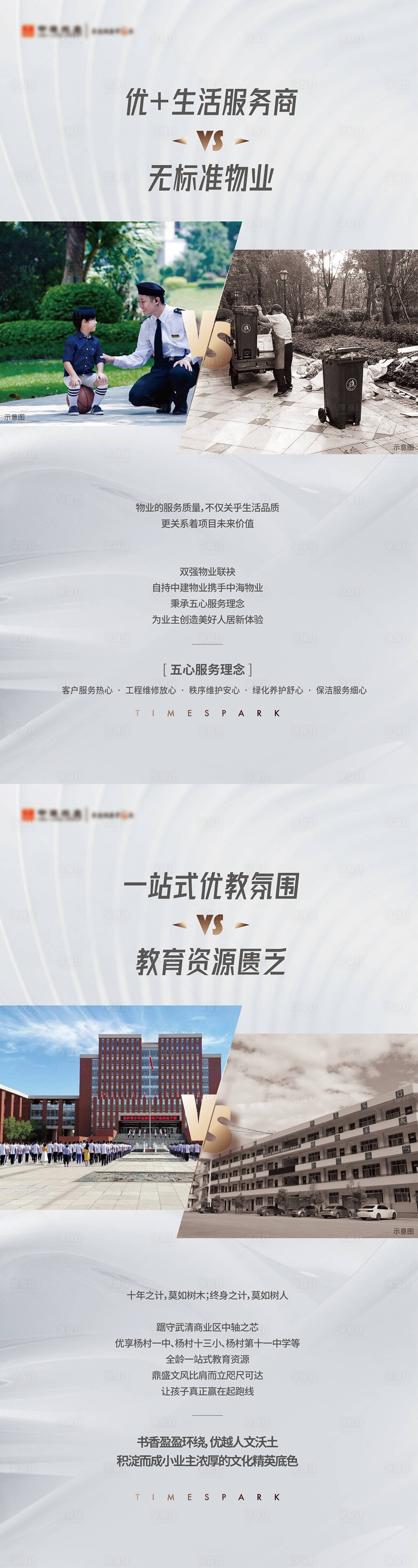 源文件下载【房地产价值点对比海报】编号：34020027155567373