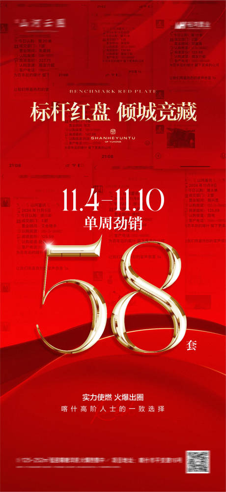 源文件下載【享設計】搜索編號：77760027270018669【地產喜報海報】