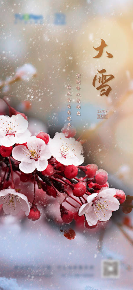 源文件下載【享設(shè)計(jì)】搜索編號：82710027478864153【大雪節(jié)氣海報(bào)】