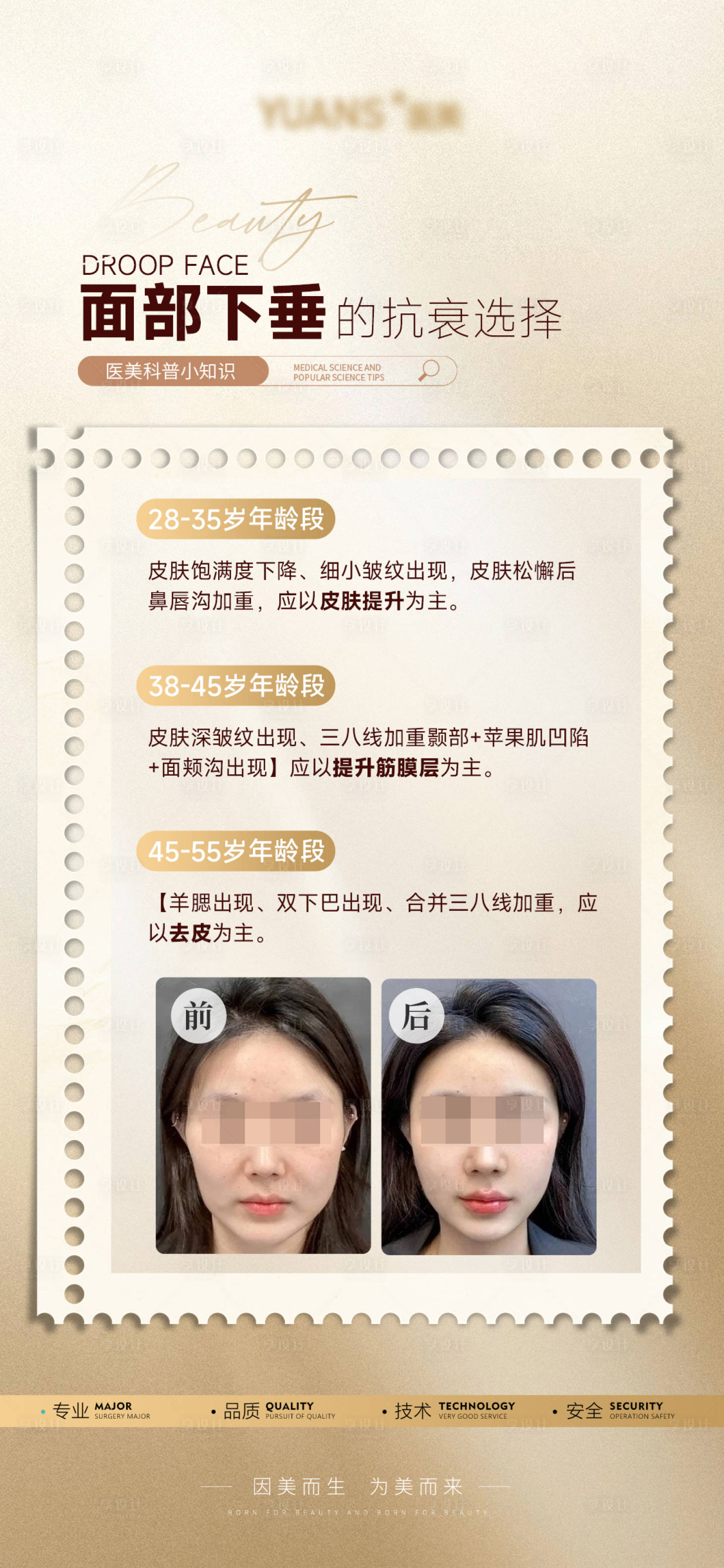 源文件下载【享设计】搜索编号：45560027524232333【医美科普海报】