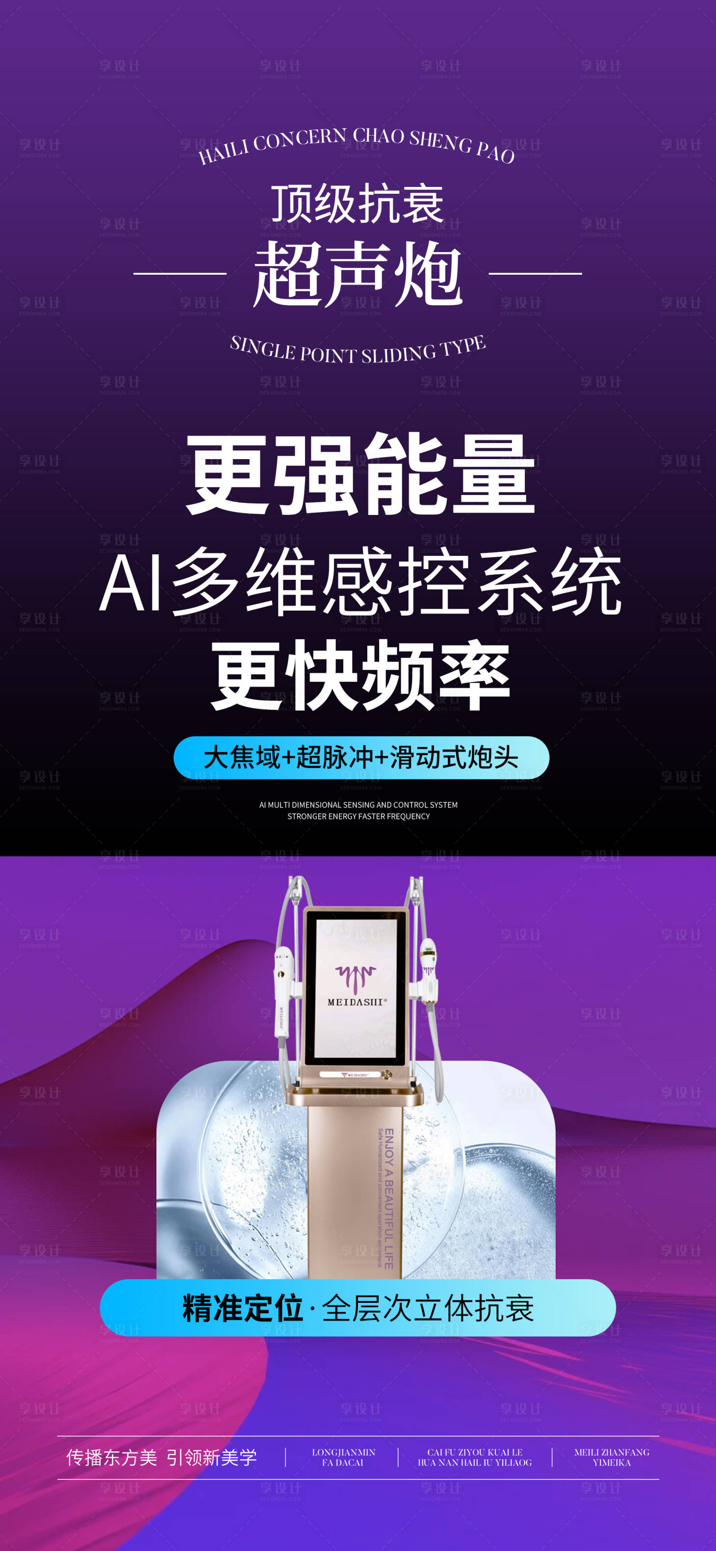 源文件下載【享設計】搜索編號：77490027098583613【超聲炮海報】