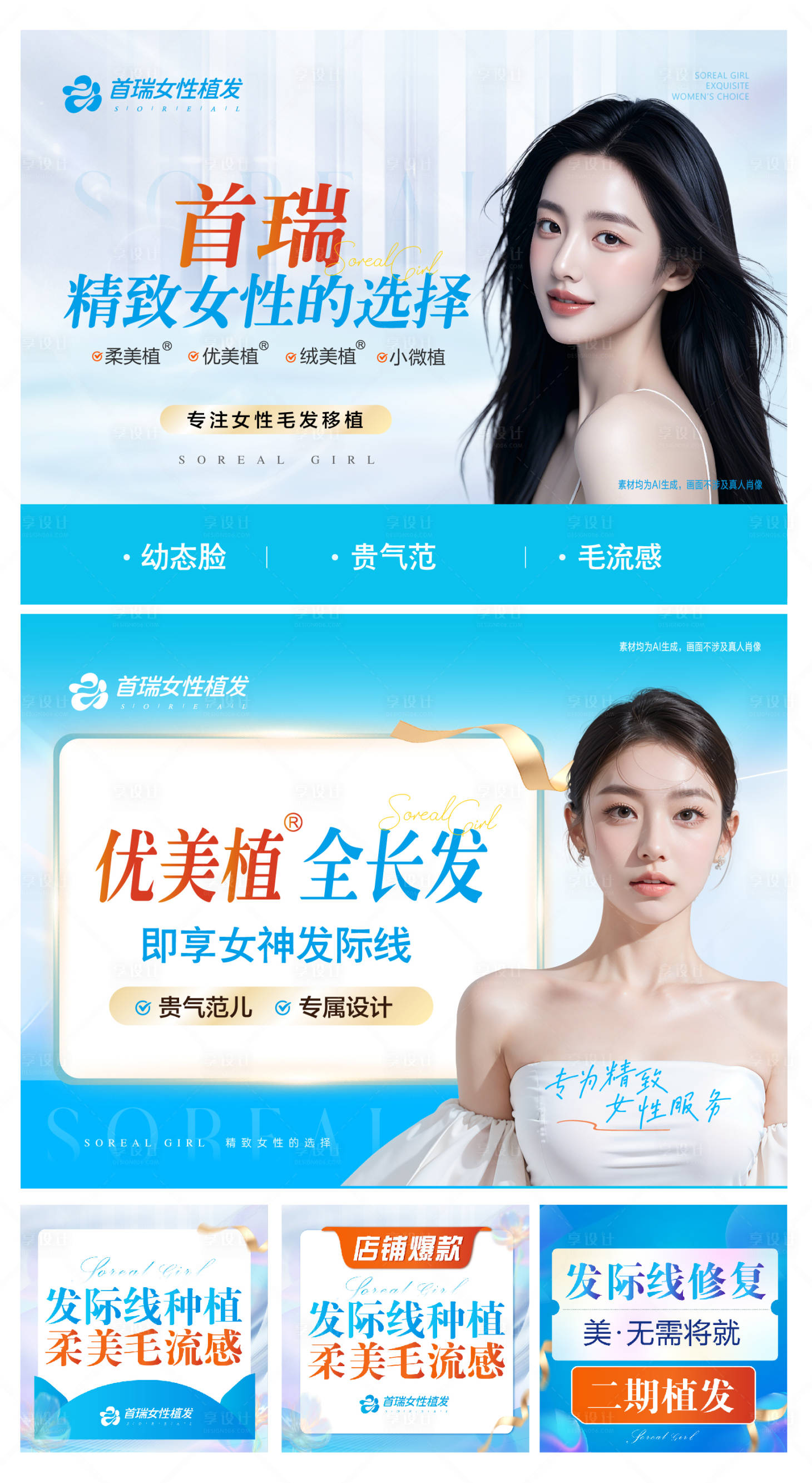 源文件下载【享设计】搜索编号：65420027355985354【医美头图 banner 】