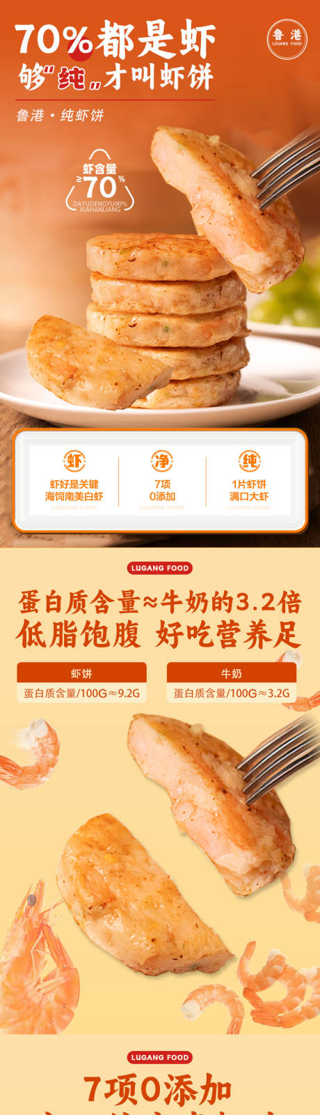 源文件下载【虾饼促销电商详情页】编号：22550027535137470