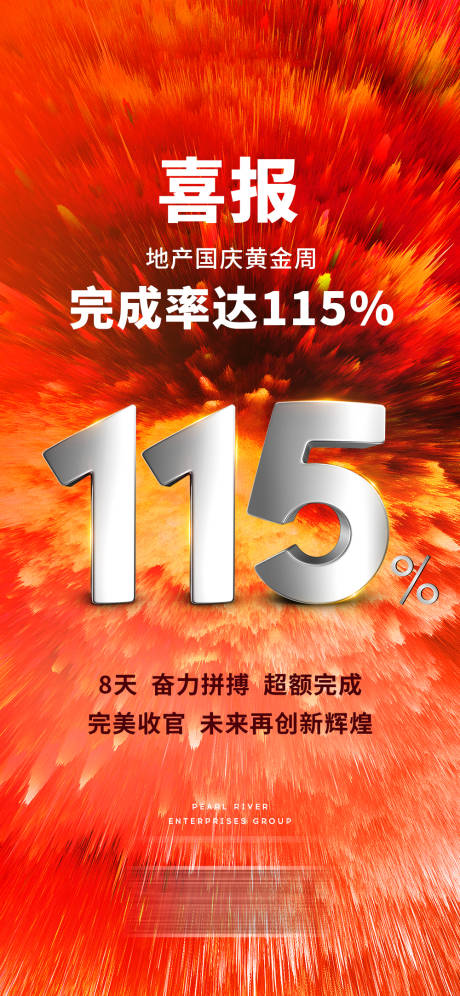 源文件下载【享设计】搜索编号：83400027227649373【地产喜报海报】
