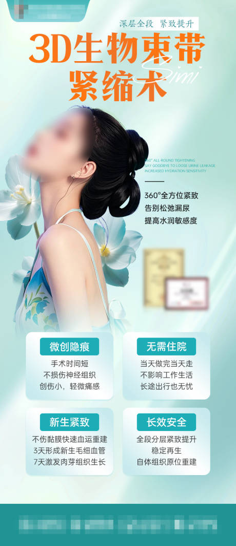 3D生物束带紧缩术海报