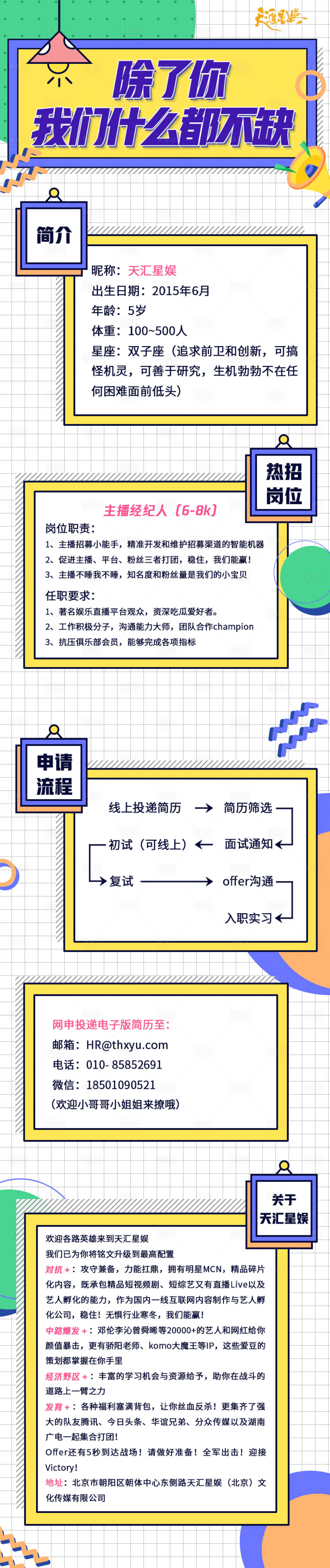 源文件下載【享設計】搜索編號：99570027491261057【招聘長圖】