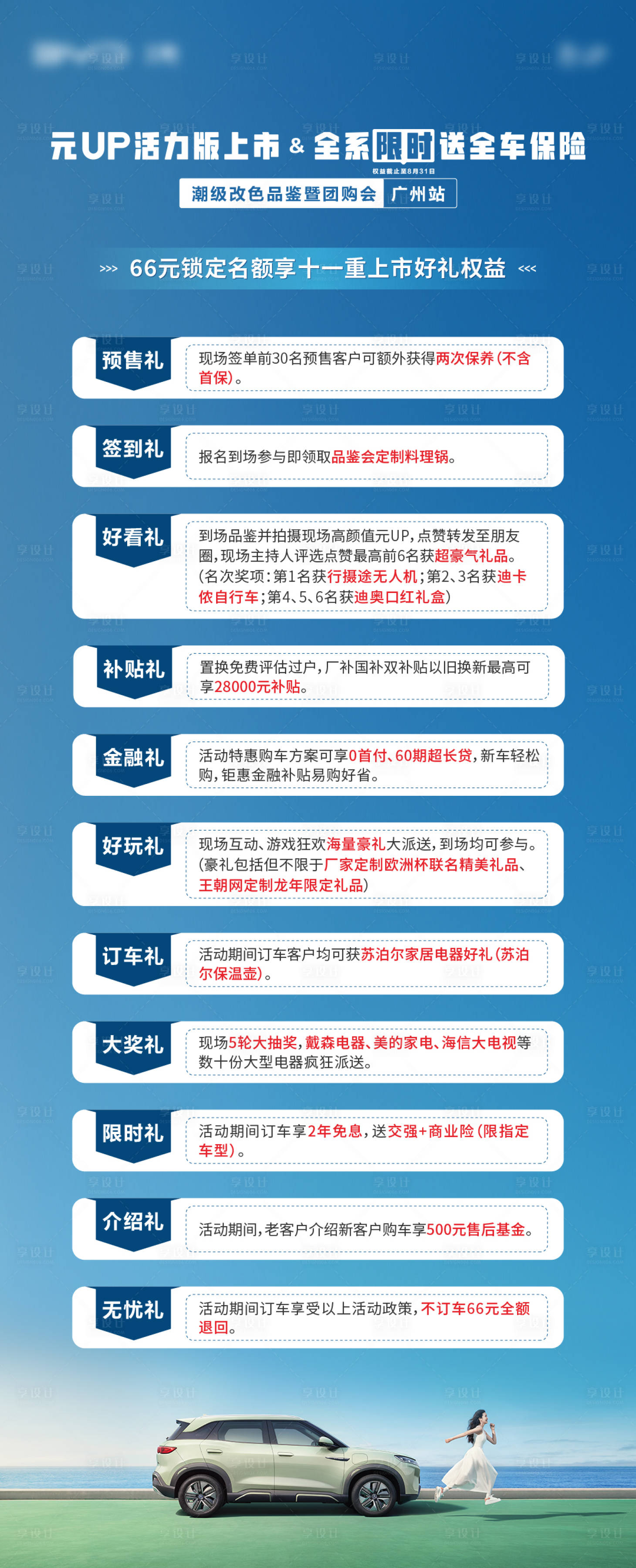 源文件下載【汽車購車節團購權益禮品海報】編號：59780027321183796
