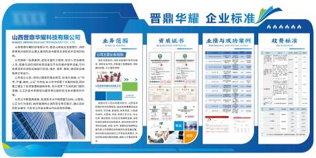 源文件下载【蓝色企业文化墙】编号：15270027313626242