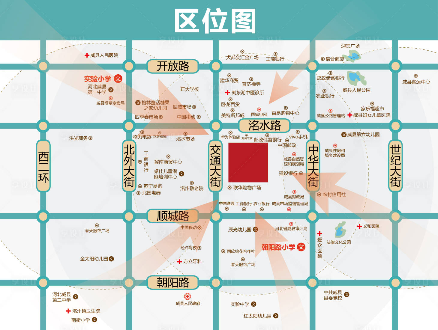 源文件下载【区位图海报】编号：36110027447346873