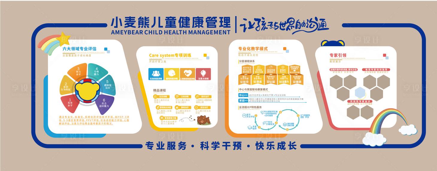 源文件下载【享设计】搜索编号：79830027228827184【卡通文化墙背景板】