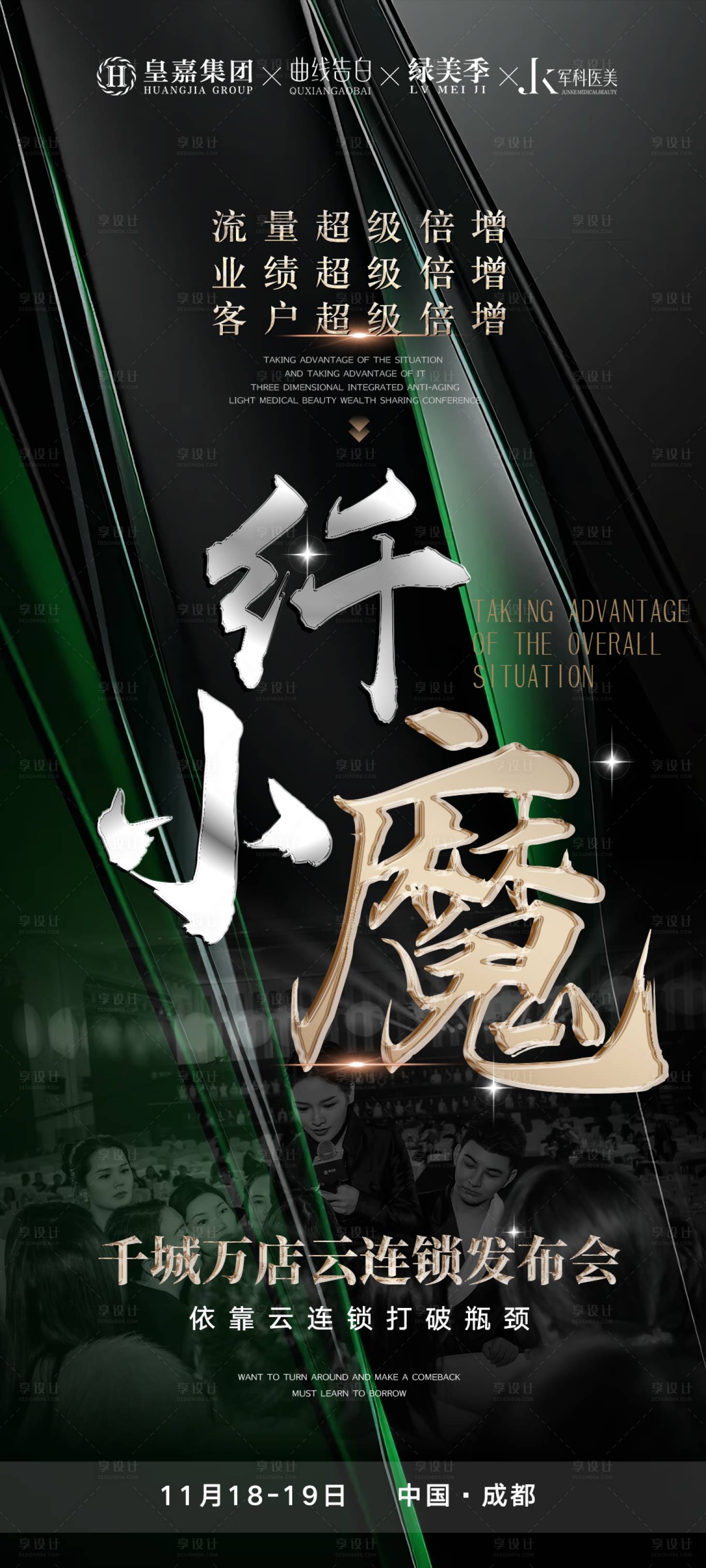 源文件下載【享設計】搜索編號：71470027416043003【醫美會議海報】