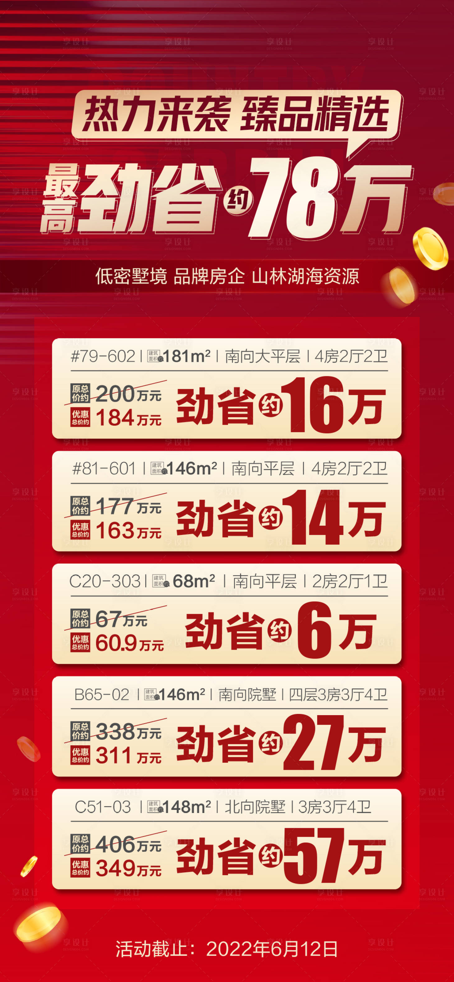 源文件下載【享設計】搜索編號：45520027164705450【地產促銷房源海報】