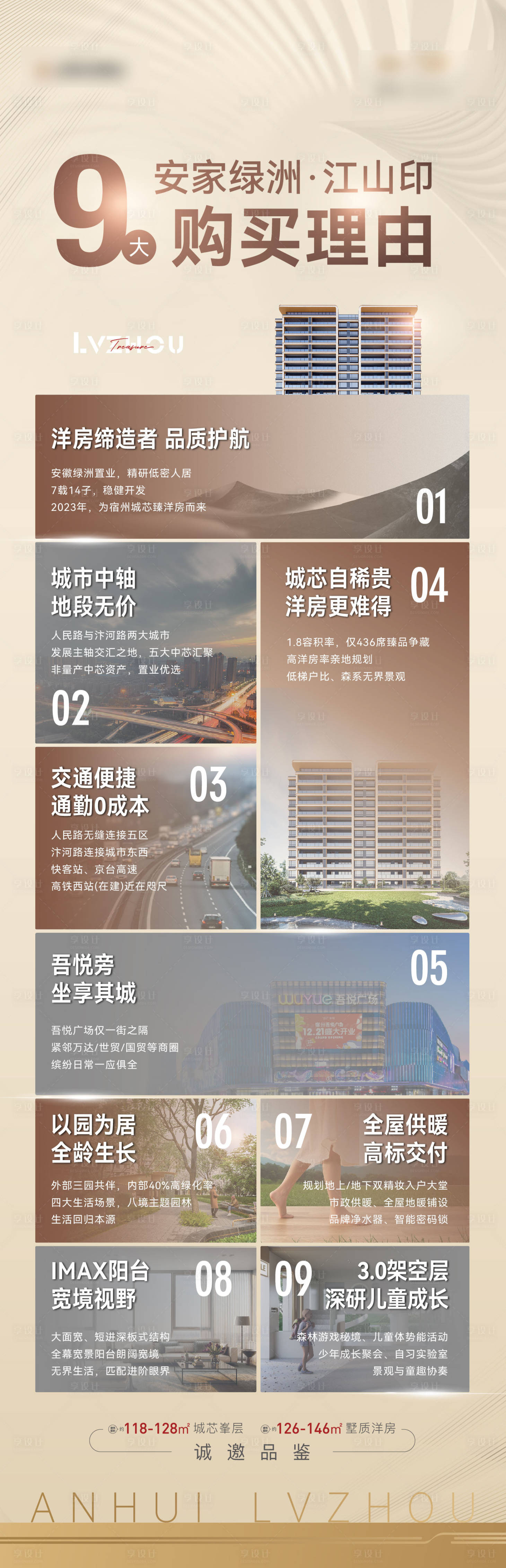 源文件下載【享設計】搜索編號：61020027325441567【房地產九大理由價值點長圖】