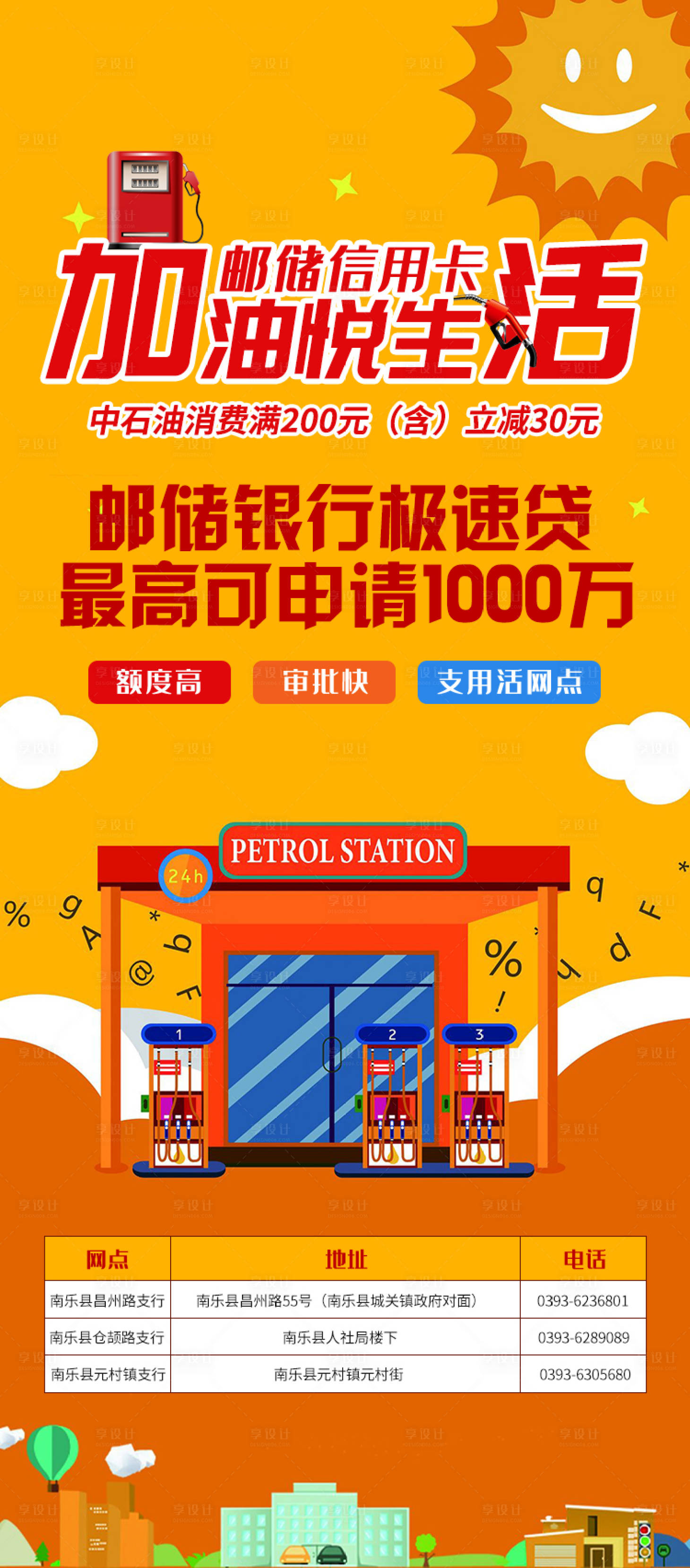 源文件下載【享設計】搜索編號：79060027213264144【加油卡信用卡海報】