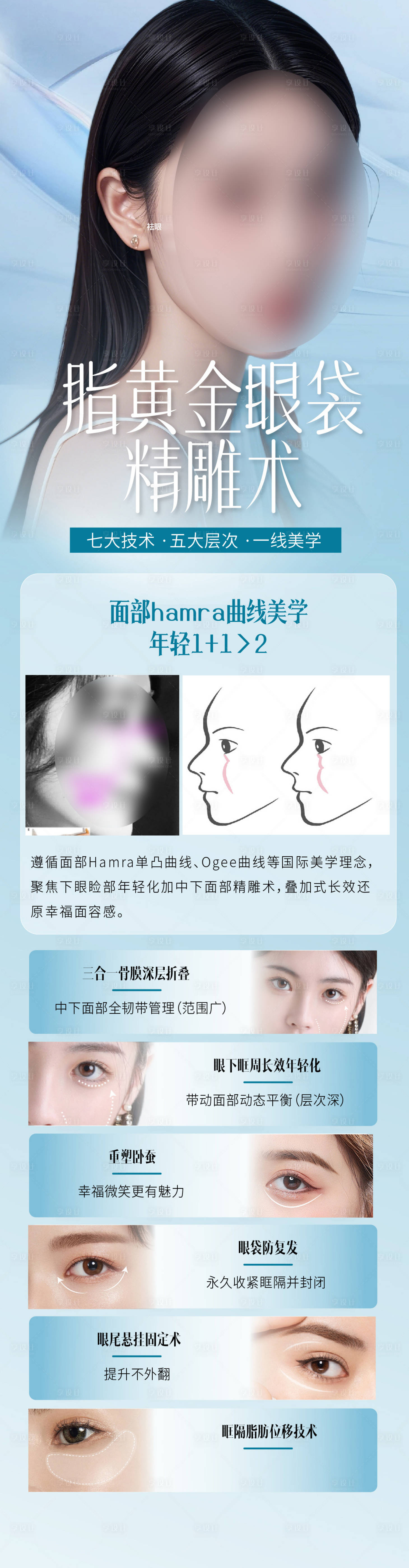 源文件下载【医美眼袋长图海报】编号：63340027448371193
