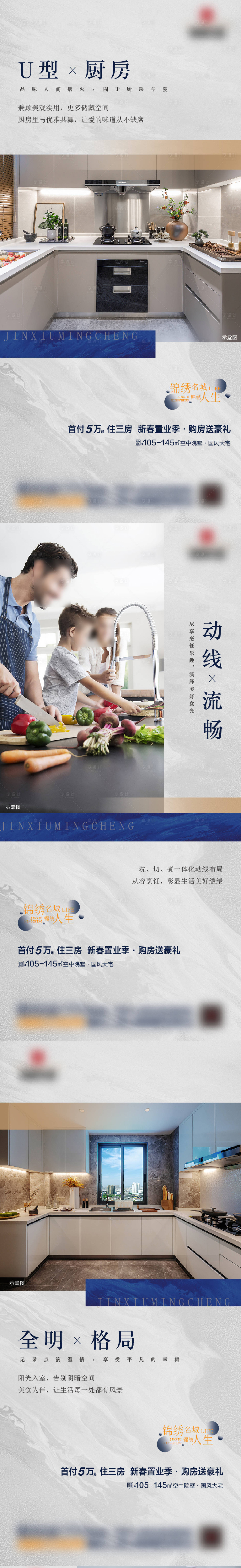 源文件下载【地产户型价值点系列海报】编号：78260027417514730