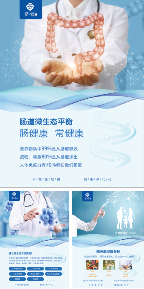 健康文化墙系列海报