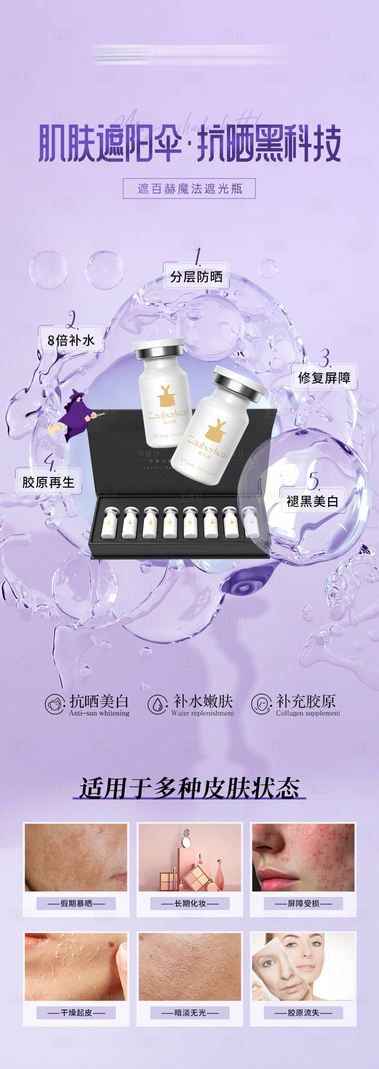 源文件下载【享设计】搜索编号：41270027135271100【遮百赫魔法瓶介绍海报】