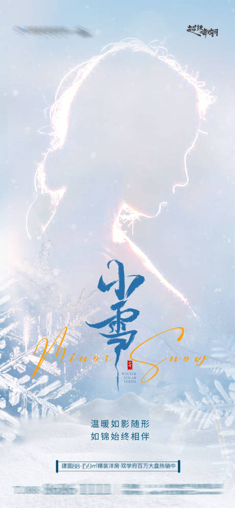 源文件下载【中国二十四节气小雪医美创意海报】编号：37820027414951235