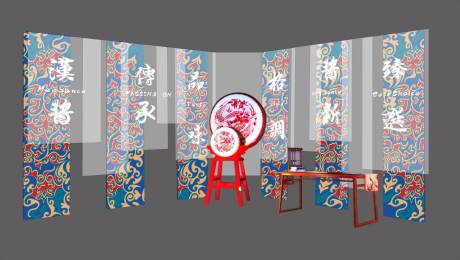 源文件下载【白酒活动中式美陈】编号：72510027258465090