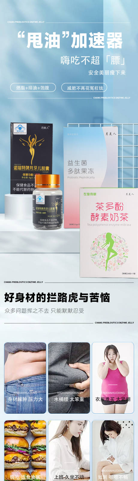 源文件下載【享設計】搜索編號：69990027336978470【減肥保健品功效造勢宣傳電商詳情頁】