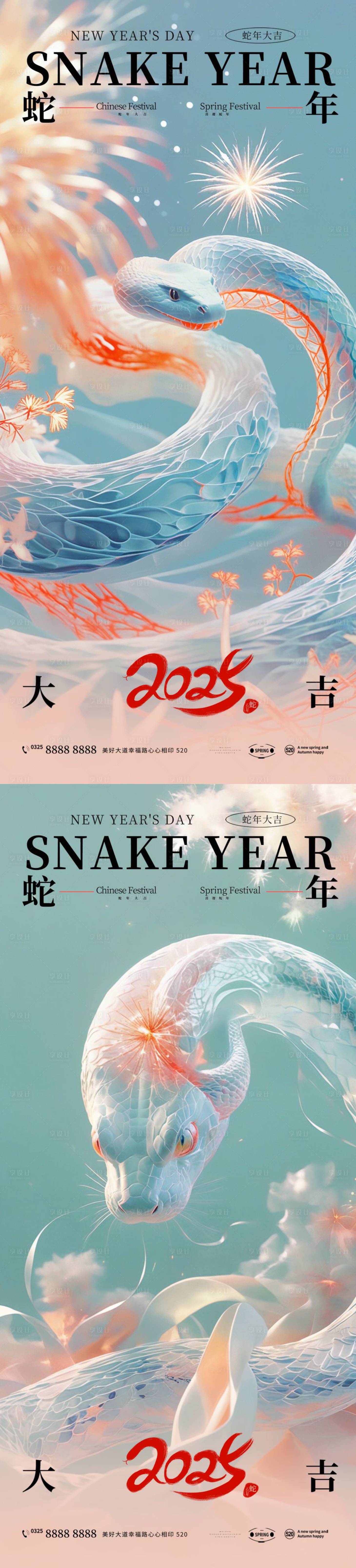 源文件下載【享設計】搜索編號：13950027277554599【蛇年】