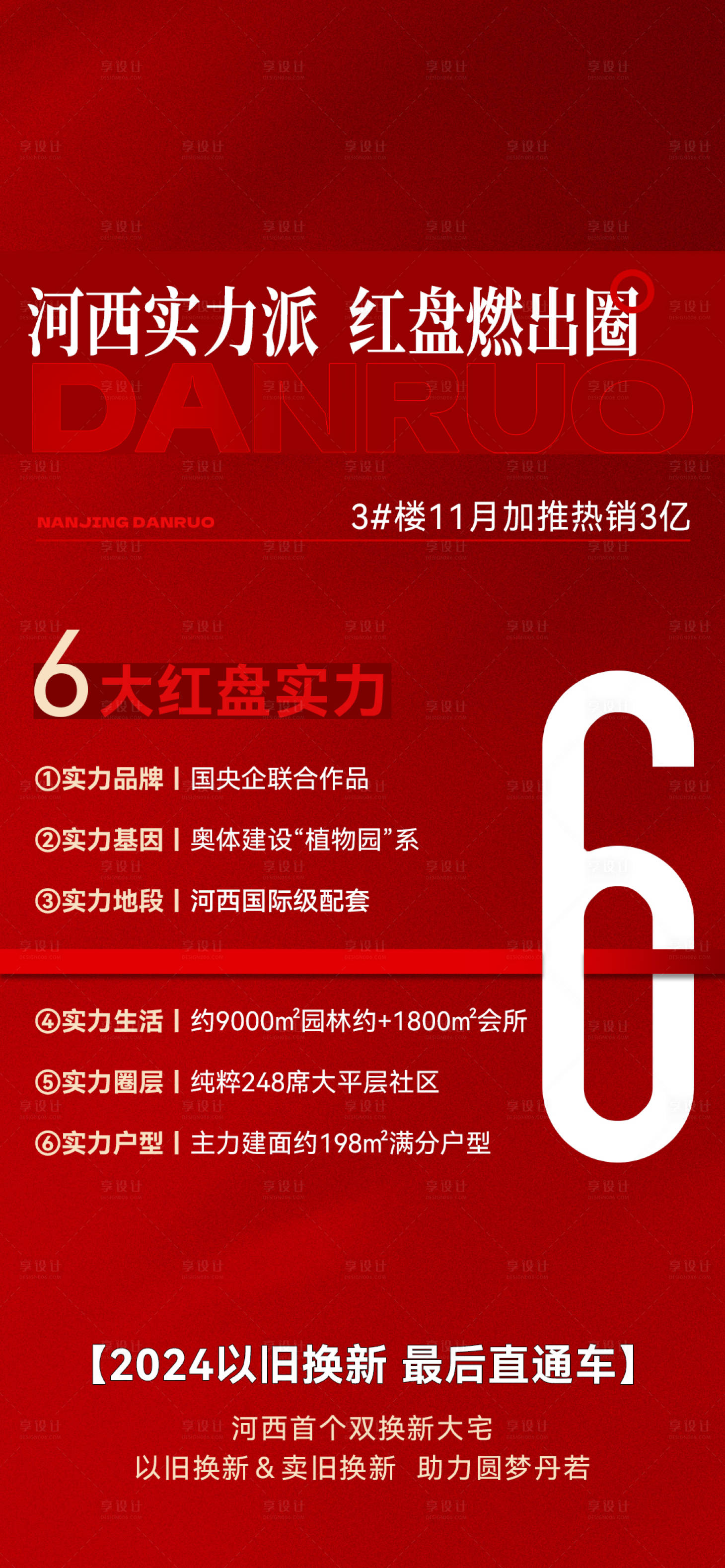 源文件下載【享設計】搜索編號：38550027448956104【六大理由紅色熱銷海報】