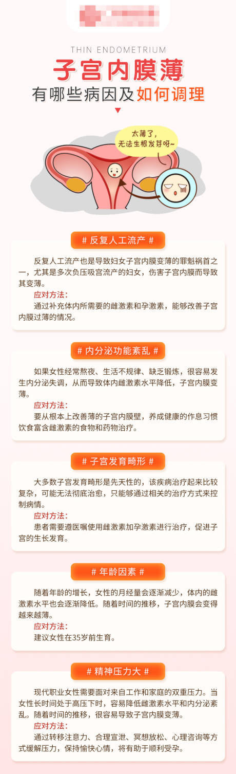 病因及如何调理长图海报
