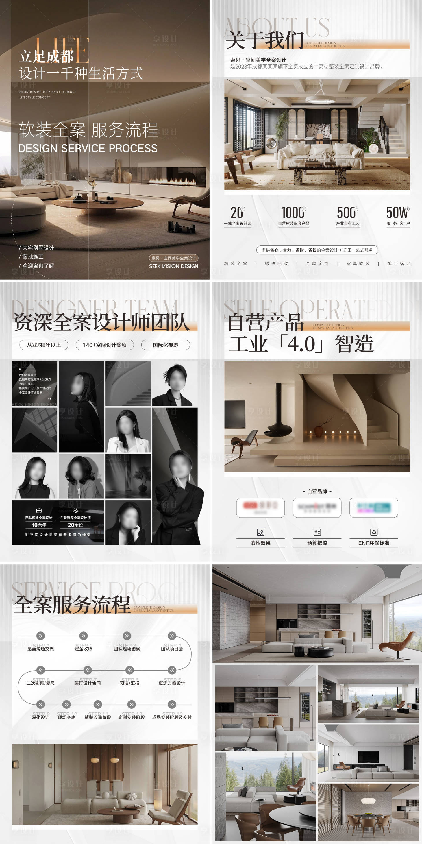 源文件下載【享設計】搜索編號：22950027462212451【家居家裝小紅書系列海報輪播】