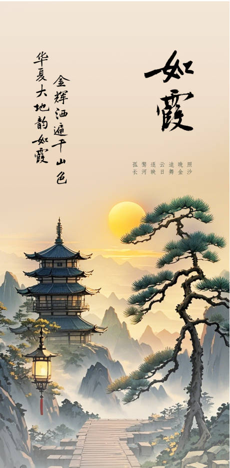 源文件下載【新中式海報】編號：99930027485389317
