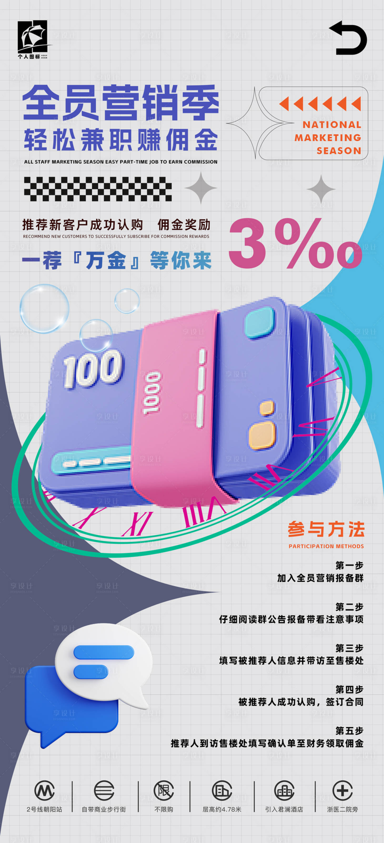 源文件下载【房地产全民营销销售活动海报】编号：11170028007649048