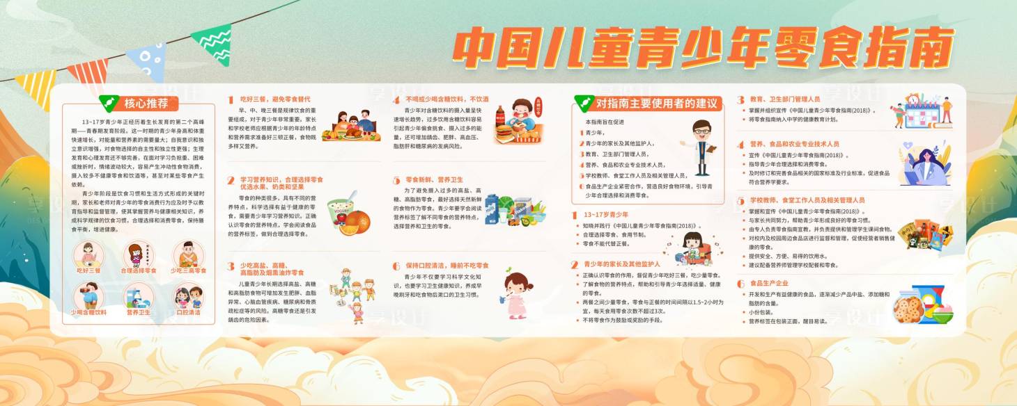 源文件下載【享設計】搜索編號：51610028078233853【中國兒童青少年零食指南】