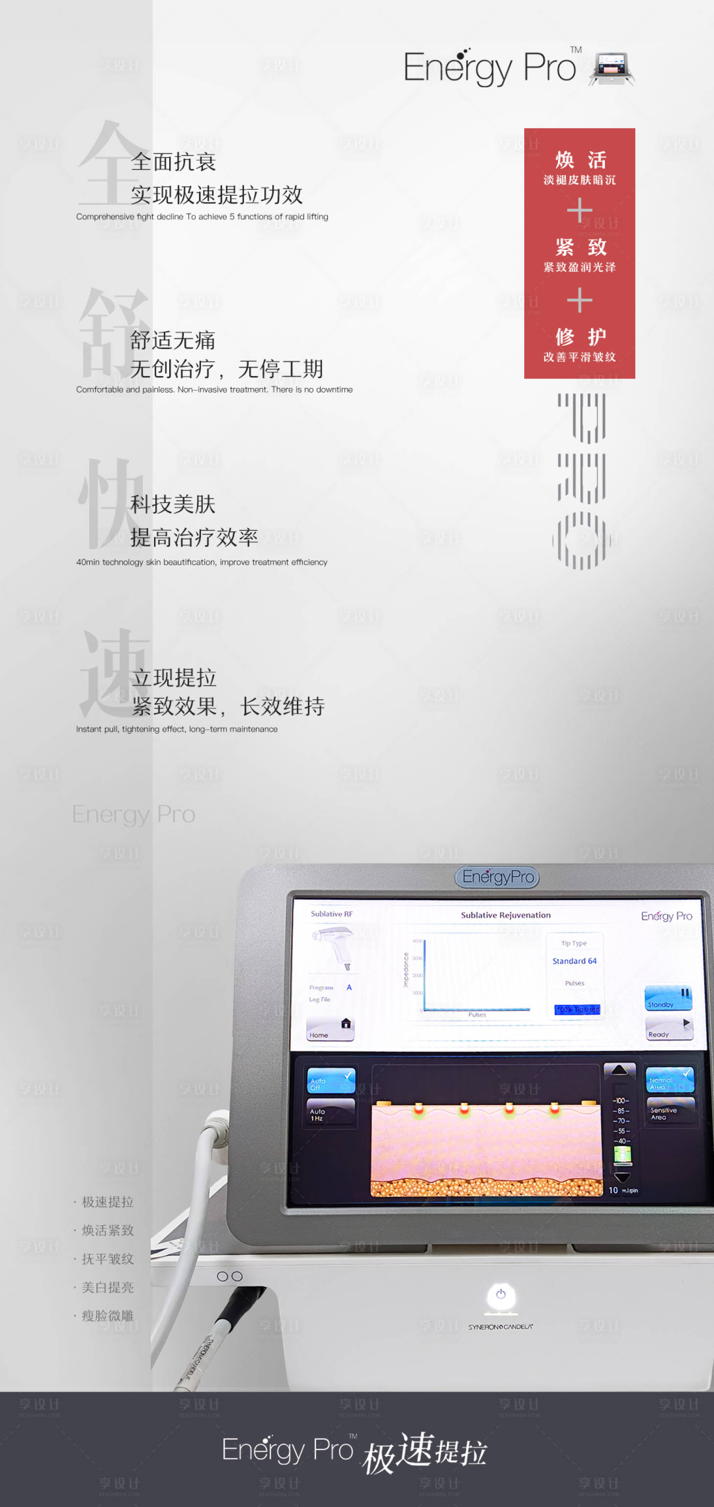 源文件下载【享设计】搜索编号：13690028115086026【医美仪器创意海报】