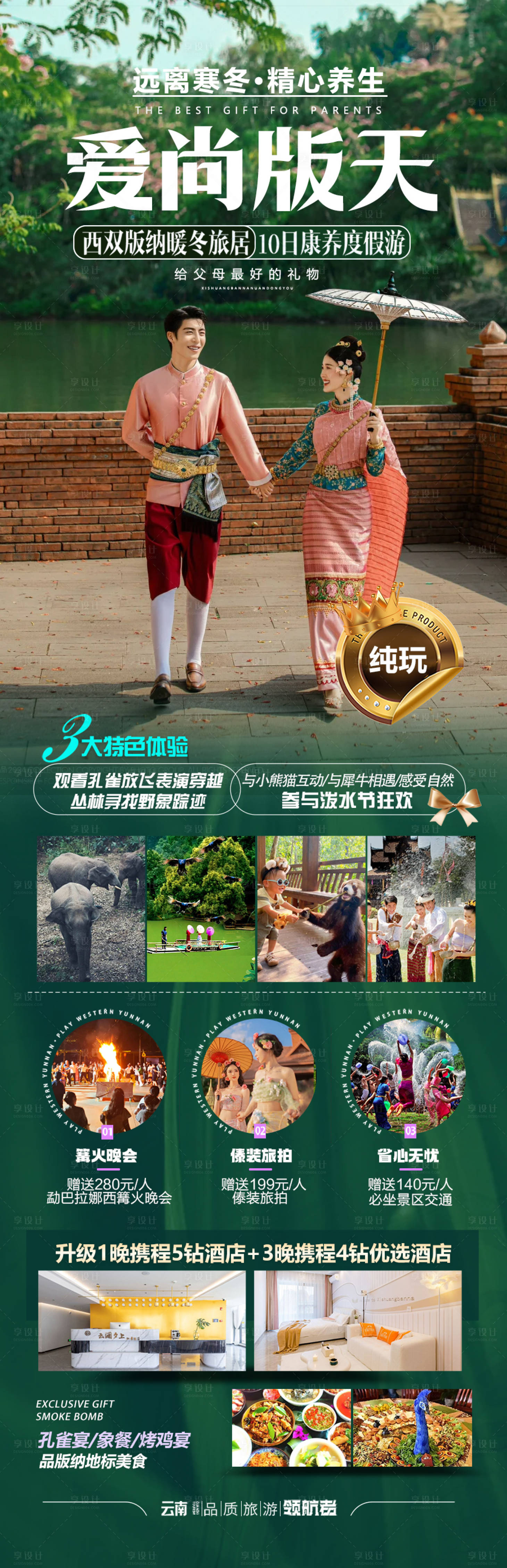源文件下载【西双版纳云南旅游海报】编号：57140027924136286