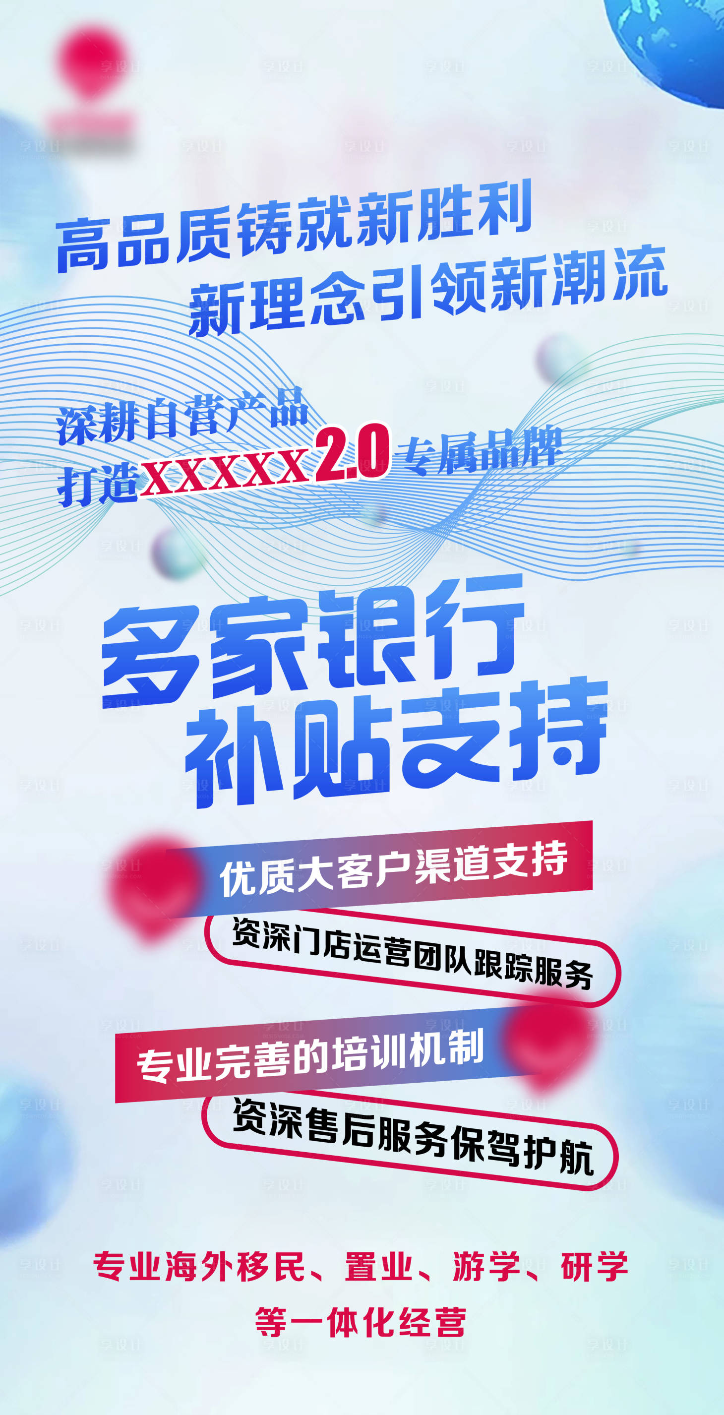源文件下載【享設計】搜索編號：16880028136282175【專業海外移民置業游學研學海報】