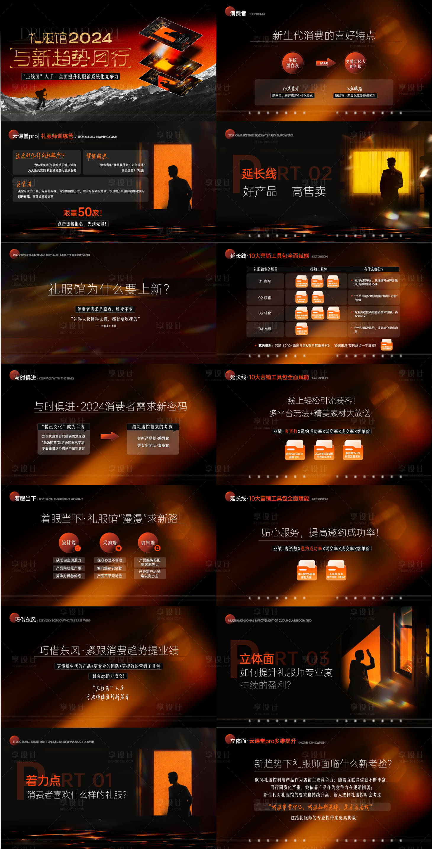源文件下载【享设计】搜索编号：15380027661266265【礼服馆招商宣传PPT】
