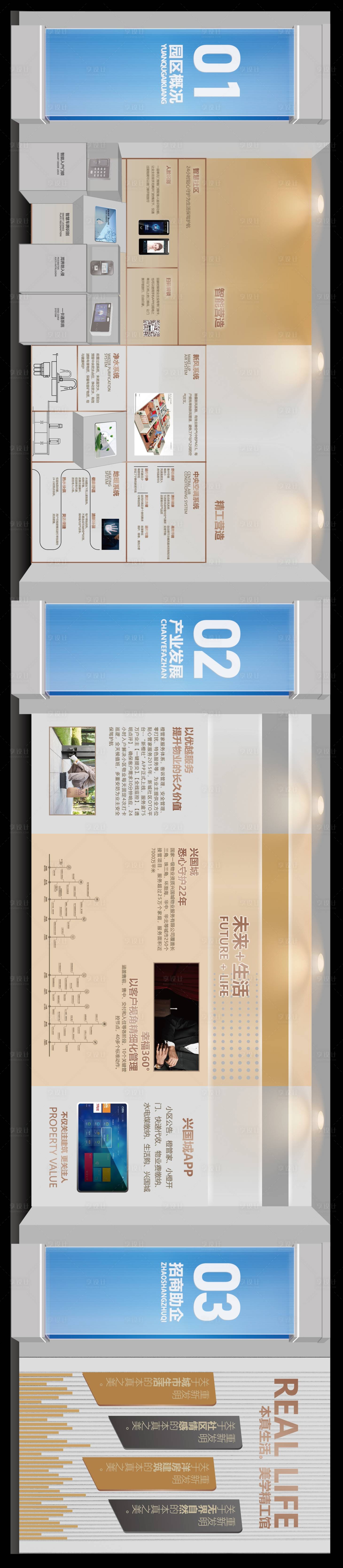 源文件下载【享设计】搜索编号：36660028104148608【产业园概况展厅文化墙】
