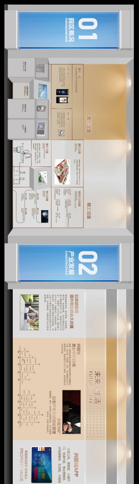 产业园概况展厅文化墙