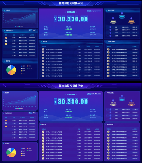 源文件下载【招商数据可视化平台设计】编号：29300028062652626