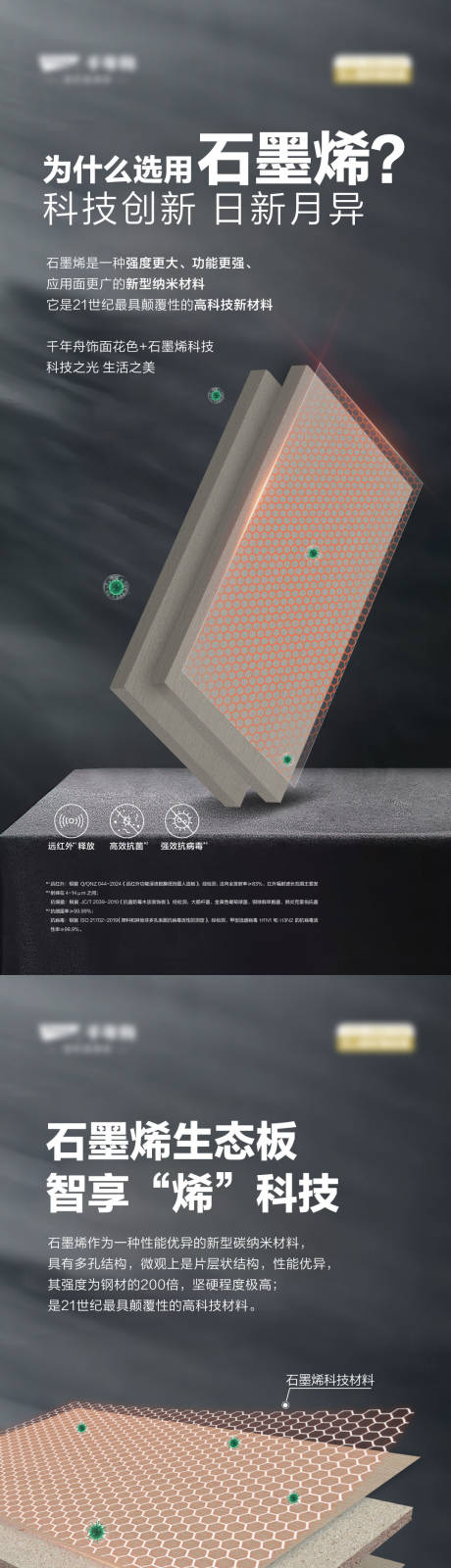 源文件下载【享设计】搜索编号：74000028099532599【石墨烯板材宣传海报】