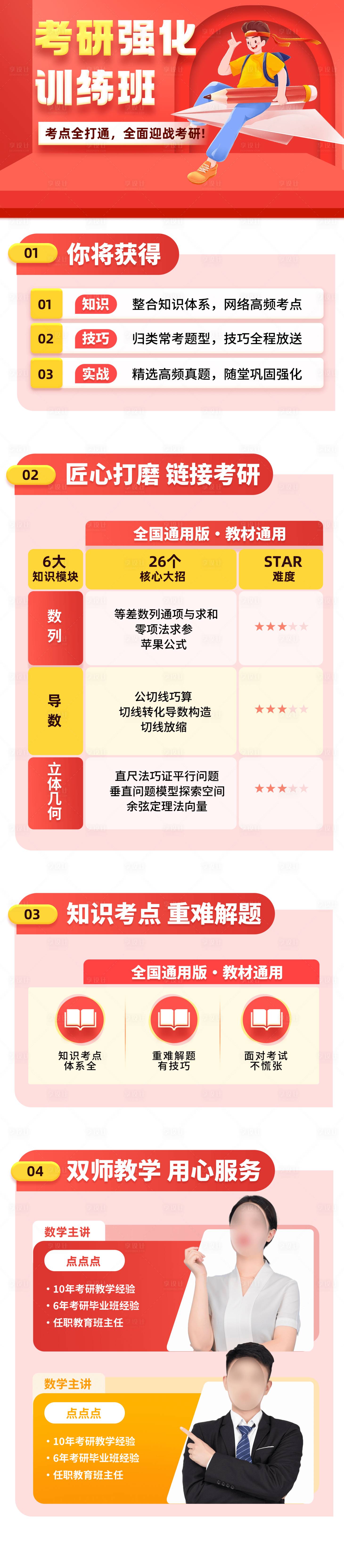 源文件下載【享設計】搜索編號：66570027636357842【考研強化教育長圖】