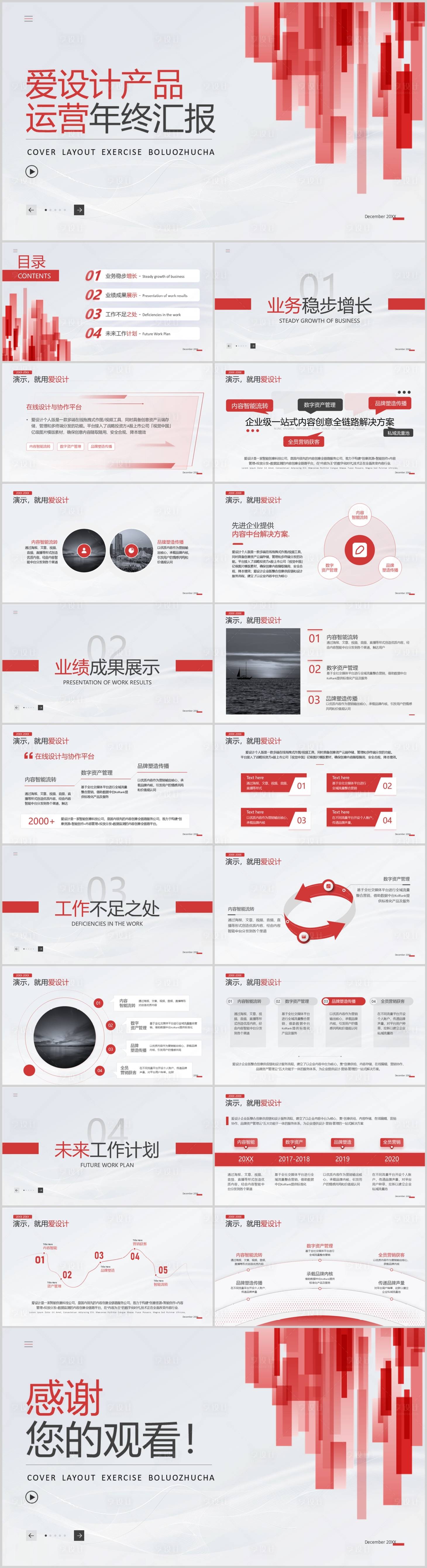 源文件下载【产品运营年终汇报模板】编号：63220027805777115