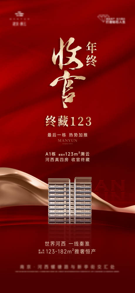 源文件下載【收官紅稿海報】編號：17830027626709971