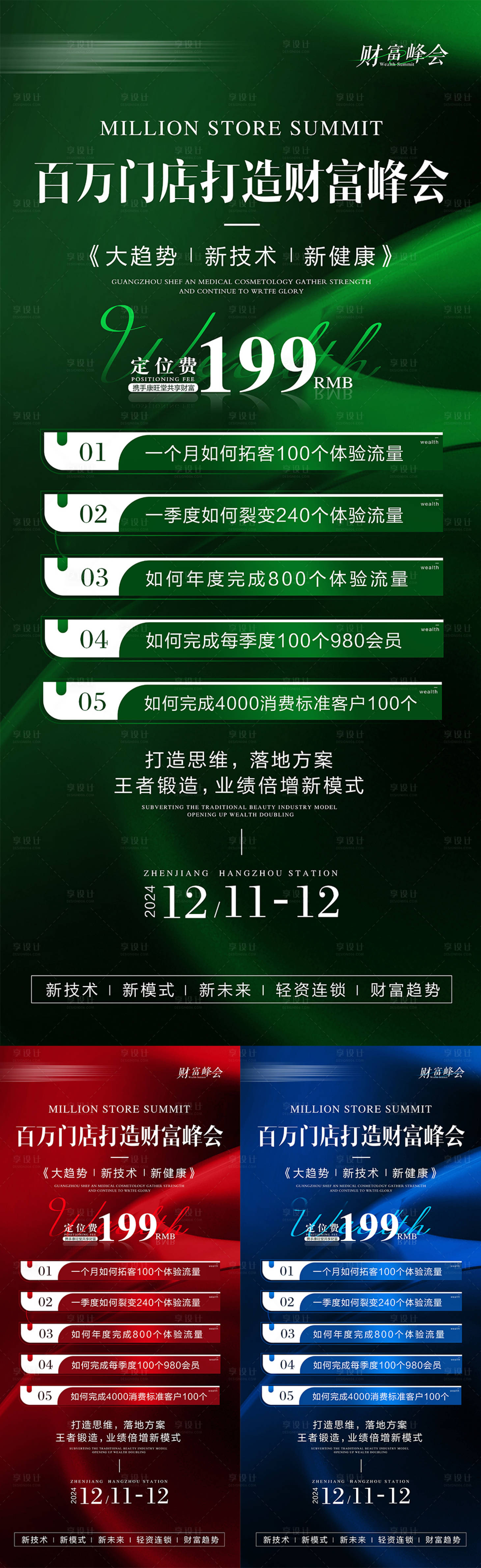 源文件下載【享設計】搜索編號：30320027635129702【財富招商會造勢宣傳海報】