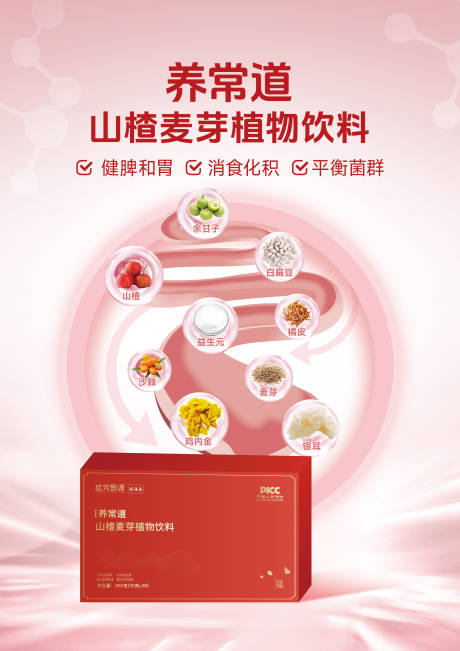 源文件下载【养肠道大健康产品海报】编号：17120027840766221
